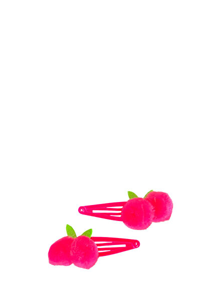 Cherry Neon Pembe 2li Kız Çocuk Toka