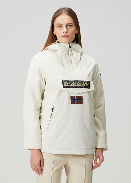 Rainforest Beige Hooded Jacket