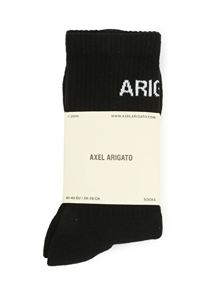 Black Logo Men's Socks