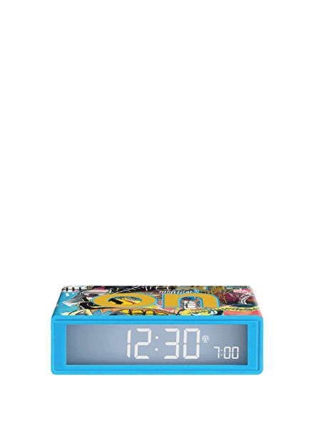 Flip X Jean-Michel Basquiat Skull Dijital Alarmlı Masa Saati