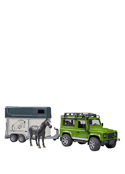 Land Rover Off-Road Vehicle and Horse Transporter