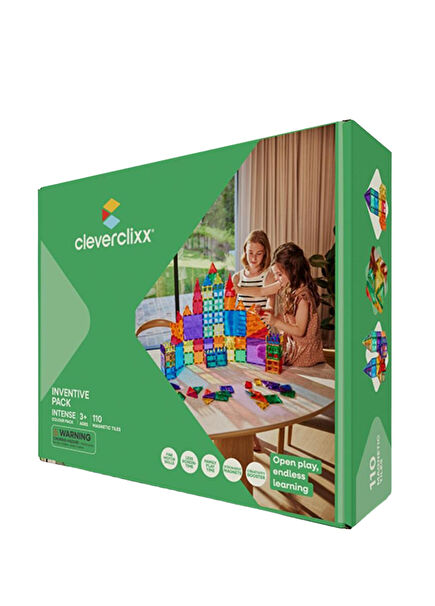 Inventive Pack Magnetic Blocks 110 Pieces 3+ Years Building Toy