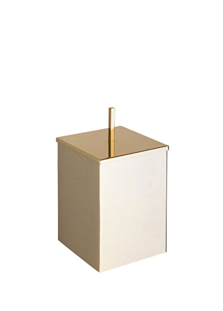 Altın Rengi Banyo Çöp Kovası 4 Lt