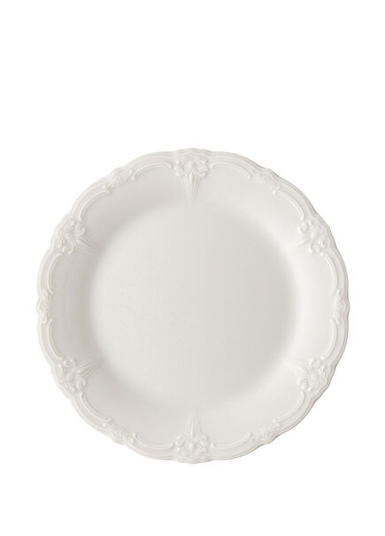 Baronesse White Porcelain Flat Plate 17 cm