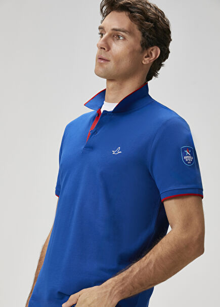 X Anadolu Efes Mavi Polo Yaka T-shirt