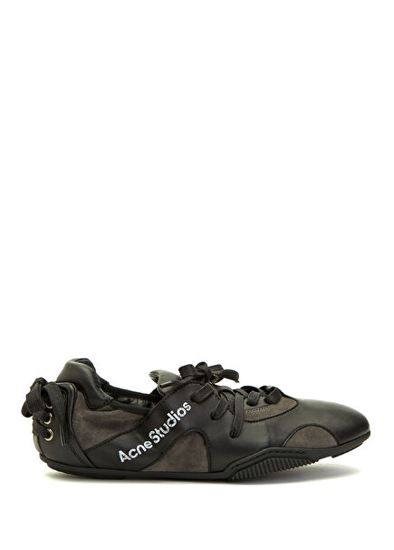 Siyah Erkek Deri Sneaker