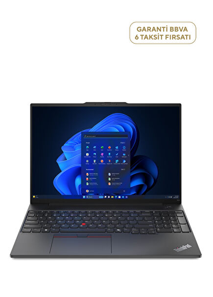 ThinkPad E16 Gen 3 Ultra 7 255H 16GB RAM 512GB SSD 16" Windows 11 Pro Laptop 21SR006WTX