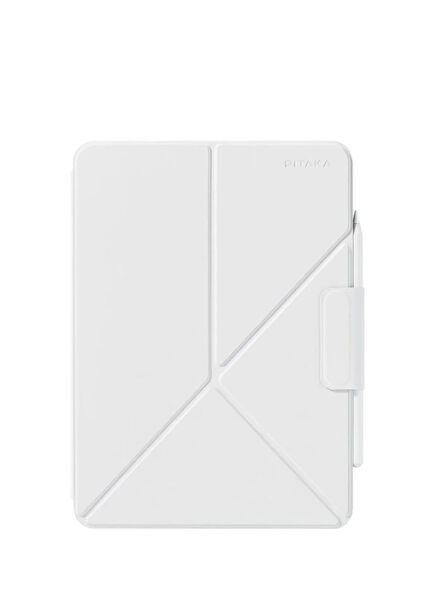 MagEZ Folio iPad Pro 13 M4 Uyumlu Beyaz Tablet Kılıfı 2024 