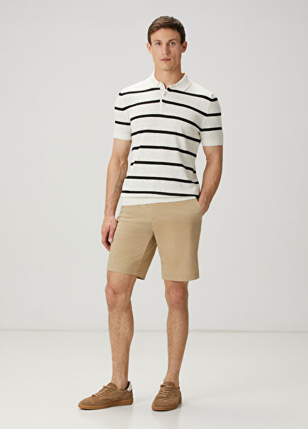 Beige Shorts