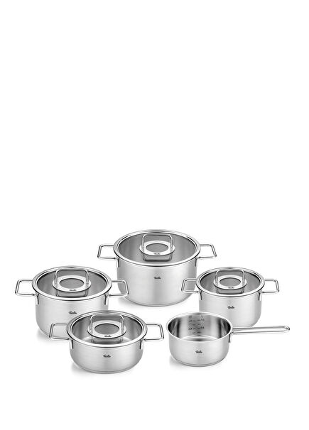 Pure Collection 9 Parça Çelik Tencere Seti