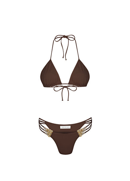 Sun Drops Kendall Kahverengi Kadın Bikini Takımı