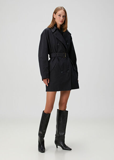 Carlota Black Trench Coat