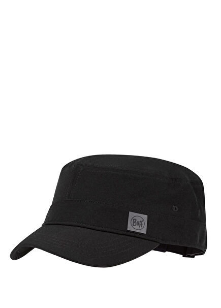 Mılıtary Cap Solıd Black Unisex Şapka