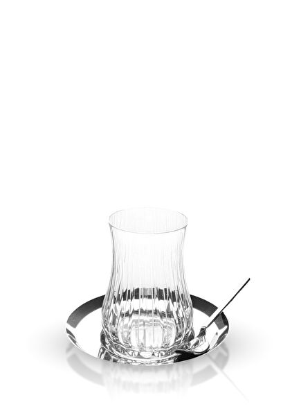 Bell Line 18 Piece 6 Person Glass Tea Set