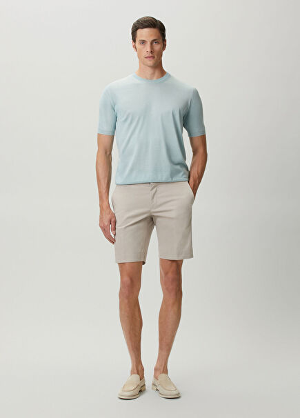 Beige Bermuda