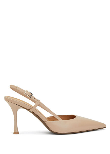 Nude Leather Evening Shoes