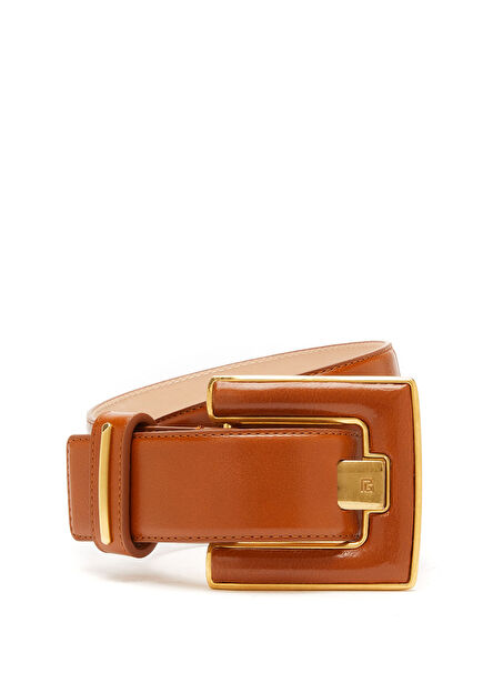 Tan Women's Leather Belt