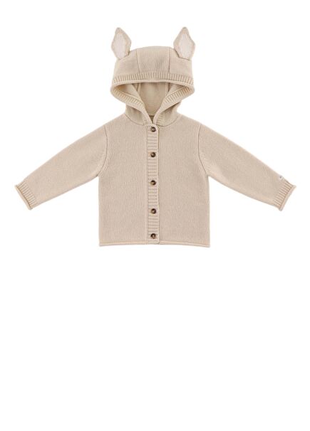 Brittan Sand Kids Wool Knitwear Cardigan