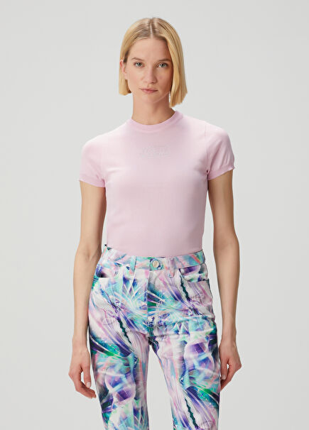 Anne Pink Knit T-Shirt