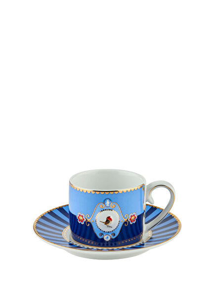 Pip Studio Love Birds Blue Porcelain Coffee Cup