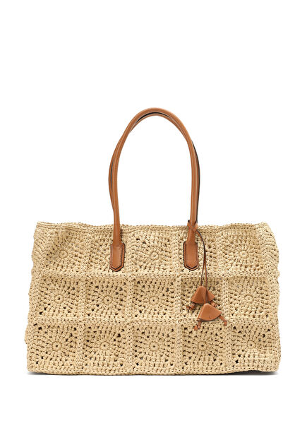Naturel Bambu Plaj Çantası