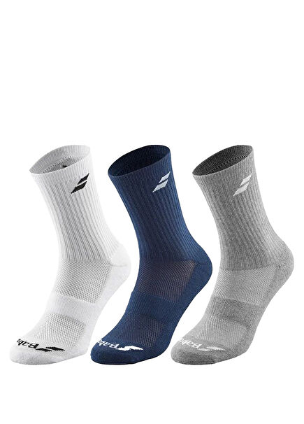 Multicolor Unisex Kids 3-pack Sports Socks