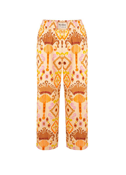 Savio Ethnic Patterned Pants