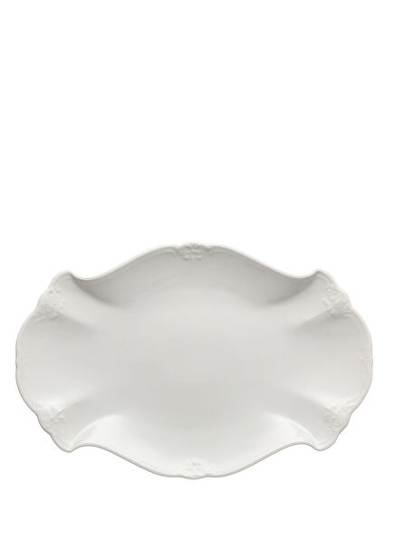 Baronesse White Porcelain Oval Serving Plate 32 cm