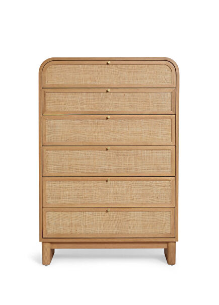 Airon Embossed Wooden Dresser