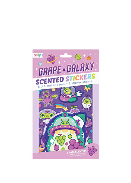 Galaxy Grape Kokulu Çıkartma Seti