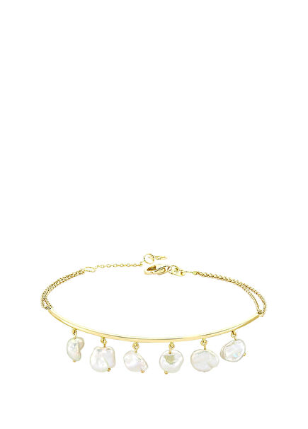 Pearl Women's Gold Bracelet