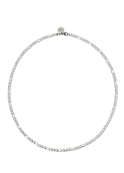 Silver Men's Steel Necklace