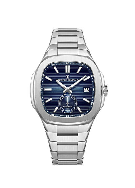 UC7701 Metalik Gri Çelik Erkek Kol Saati