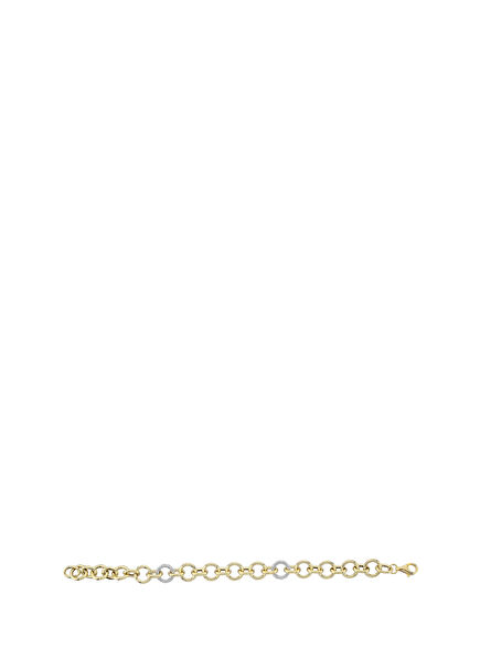 Small Size 2 Piece Stone-Studded Round Gold Neckla