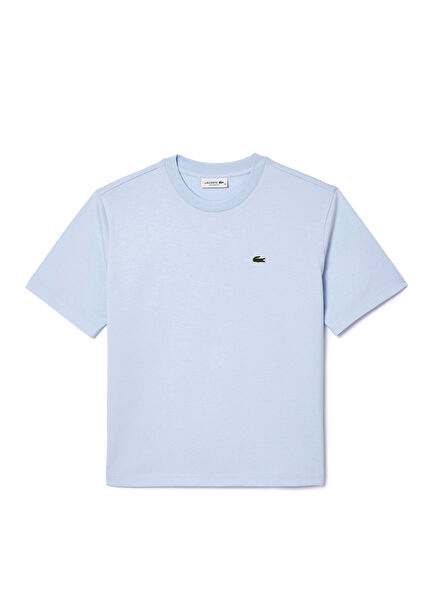 Mavi Relaxed Fit Bisiklet Yaka Kısa Kollu Kadın T-Shirt