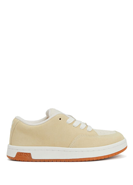 Cream Suede Women's Sneakers