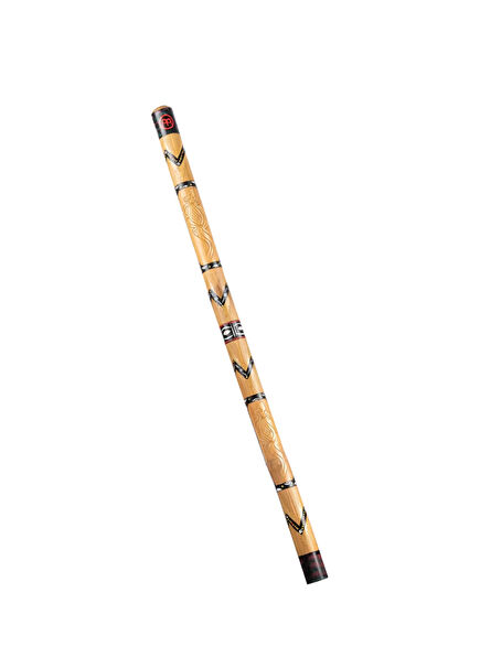 DDG1-BR Bamboo Didgeridoo Brown Painted Carved