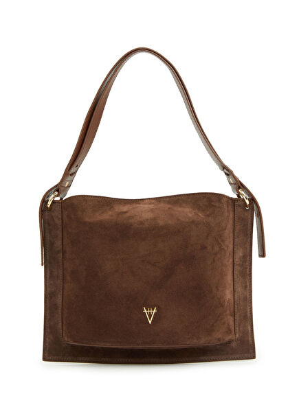 Dalia Dark Brown Women's Suede Bag