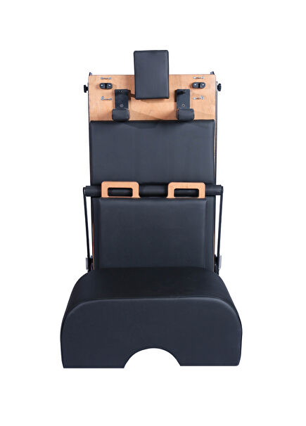 Folding Black Reformer Pilates Machine