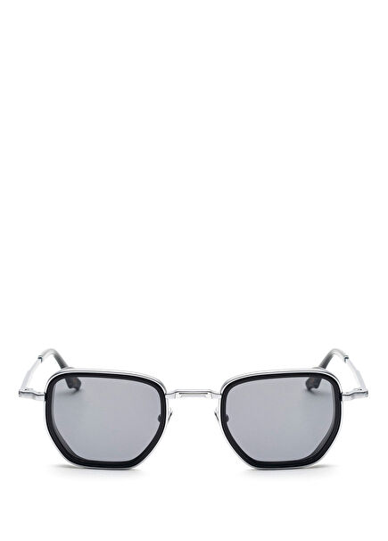 Camden Gümüş Siyah Titanyum Unisex Güneş Gözlüğü