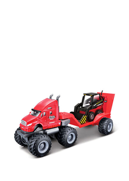 Builder Zone Kırmızı Taşıyıcı Tır Seti