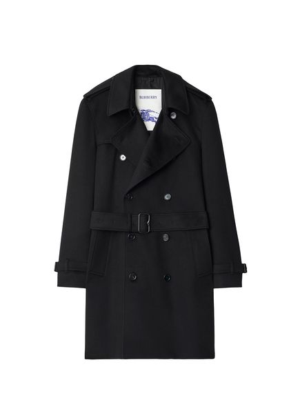 Hastings Mid-Length Black Cashmere Men's Coat