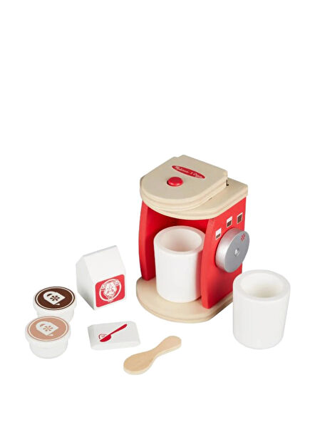 Ahşap Kahve Makinesi ve Servis Seti