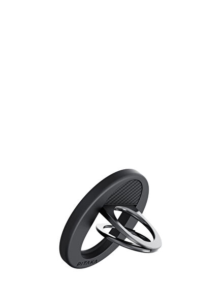 Aramid Fiber MagEZ Grip 3 Ring Stand MagSafe Compatible Magnetic Phone Holder