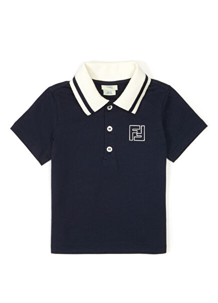 Dark Blue Boys' Polo T-shirt