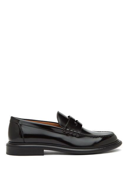 Gent Siyah Erkek Deri Loafer