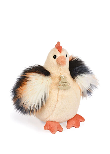 Bej Tavuk Peluş Oyuncak 20 cm