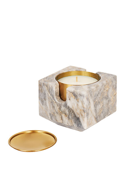 Glow Arizona Beyaz Mermer Mumluk