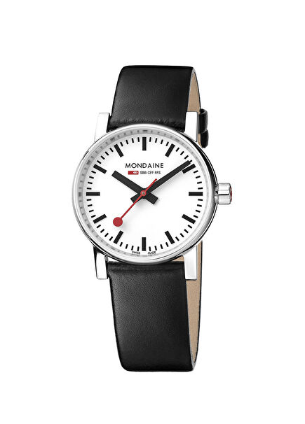 MSE.30110.LB Evo Layd Watch Black Leather Women's Wristwatch 
