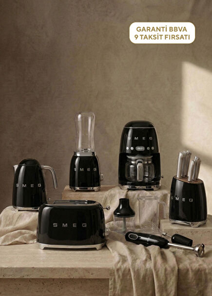 50's Style Bella Casa Black+ 6 Parça Wedding Set